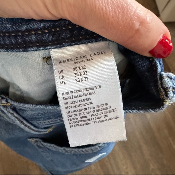 Men’s American Eagle AE Flex Baggy Loose Fit Carpenter Pants Jeans Size 30x32 - Picture 12 of 12